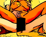 Insert the penis deep into the vagina and stimulate the clitoris with the fingers.